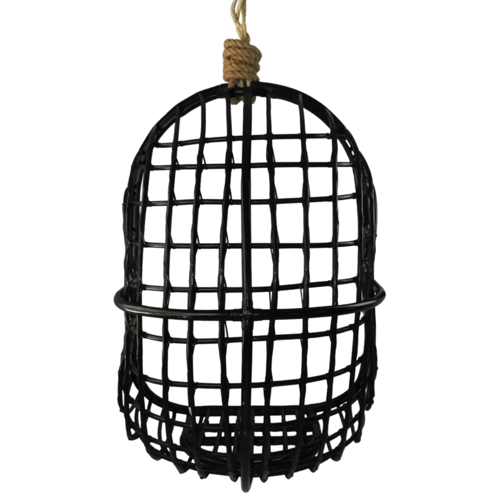 Black Cane Rattan Hanging Chairs | Harlow Hanging Chair | omgiwouldlike ...